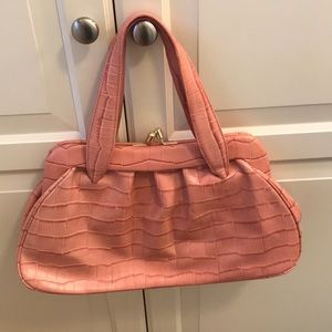 Banana Republic Pink Alligator Leather Purse